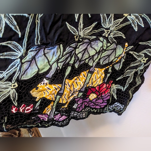 VINTAGE BOHO HIPPY TOP SZ M - Picture 3 of 8